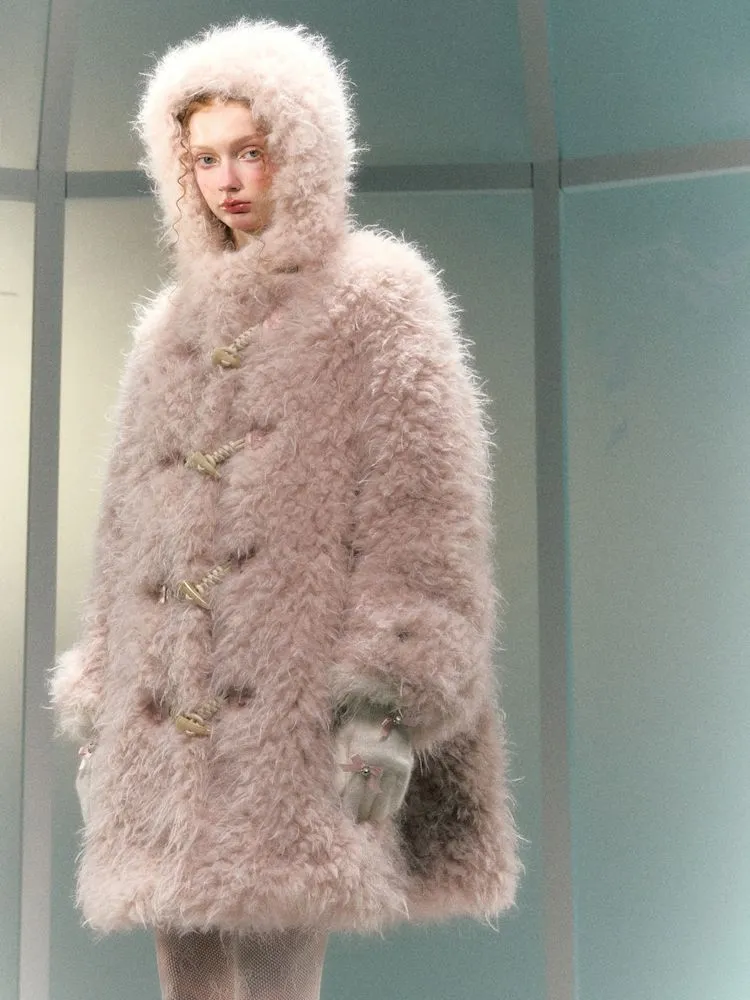 Loose Faux Fur Cotton Jacket Coat【s0000006032】