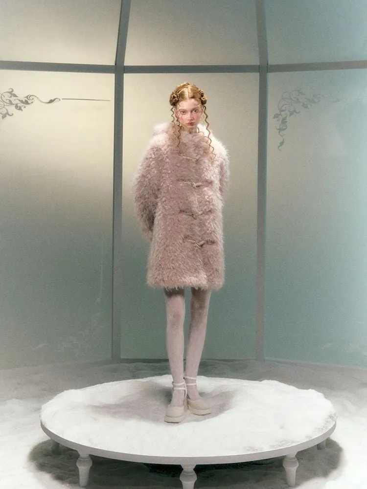 Loose Faux Fur Cotton Jacket Coat【s0000006032】