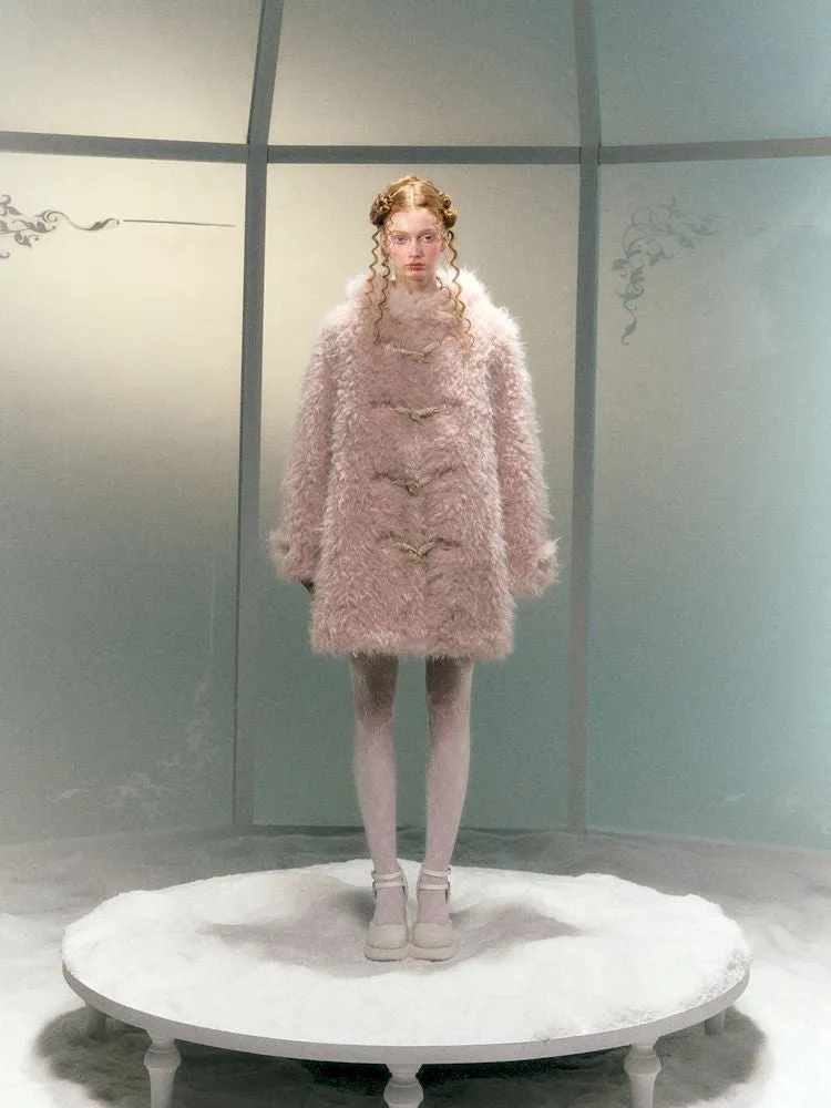 Loose Faux Fur Cotton Jacket Coat【s0000006032】