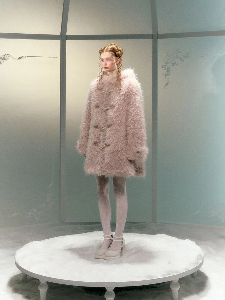 Loose Faux Fur Cotton Jacket Coat【s0000006032】