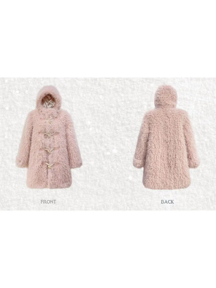 Loose Faux Fur Cotton Jacket Coat【s0000006032】