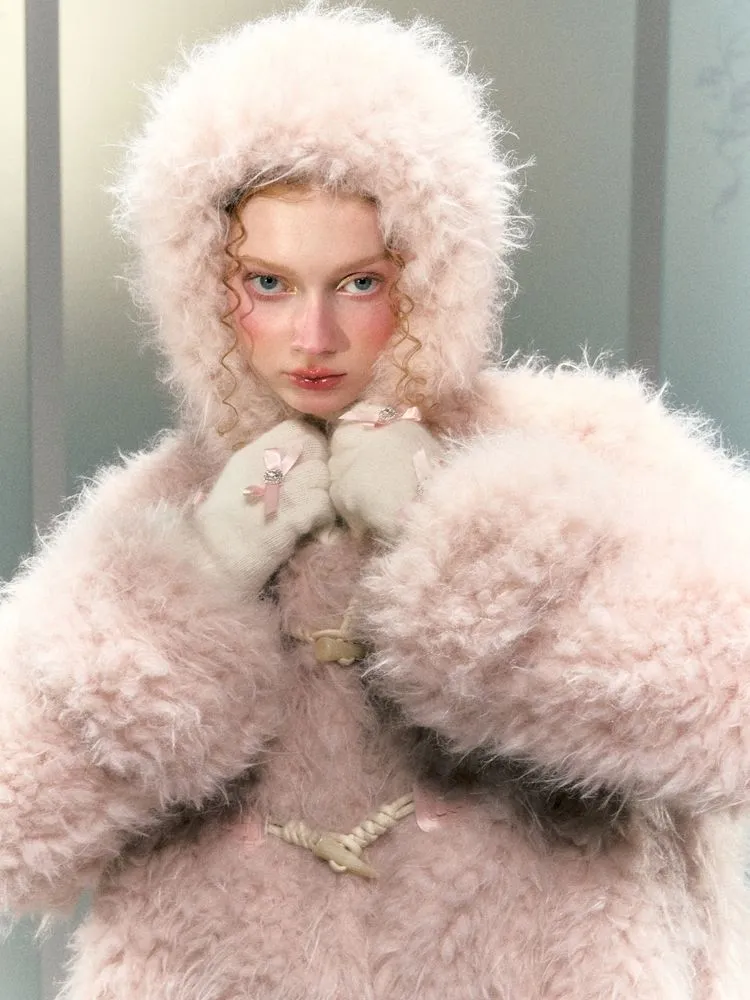 Loose Faux Fur Cotton Jacket Coat【s0000006032】