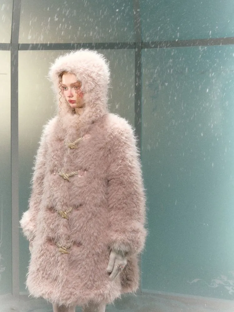 Loose Faux Fur Cotton Jacket Coat【s0000006032】