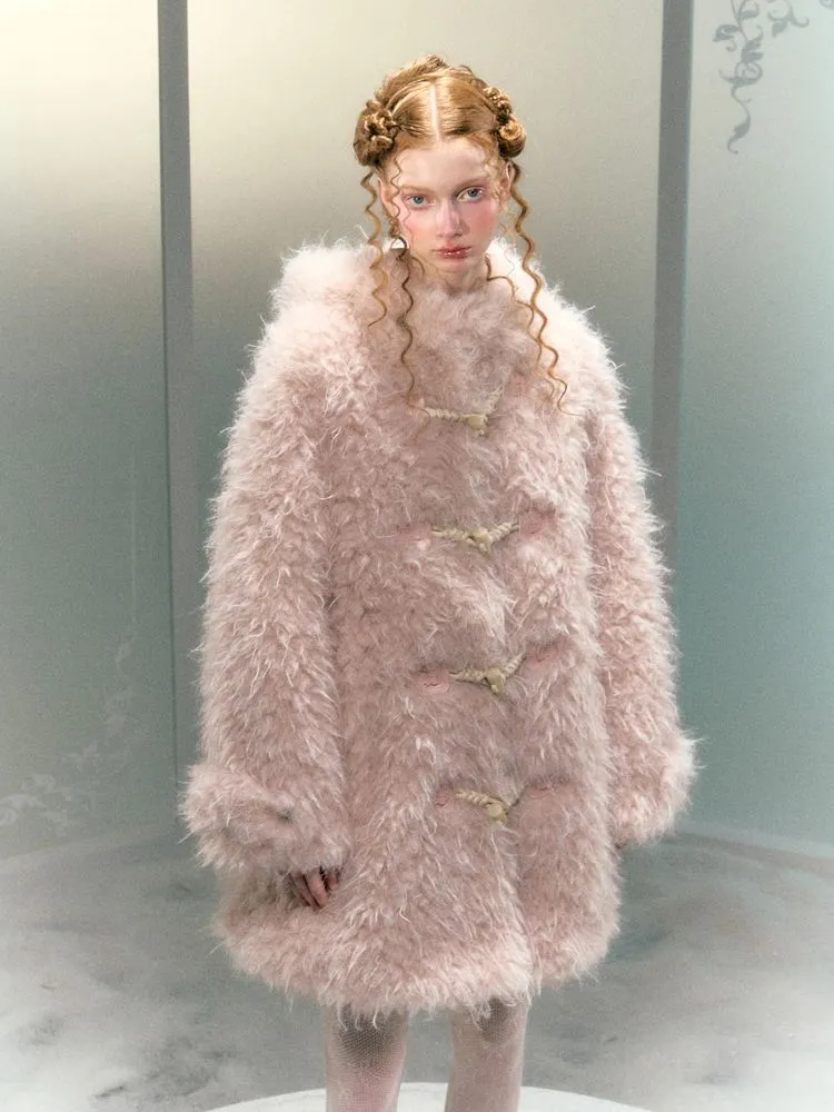 Loose Faux Fur Cotton Jacket Coat【s0000006032】