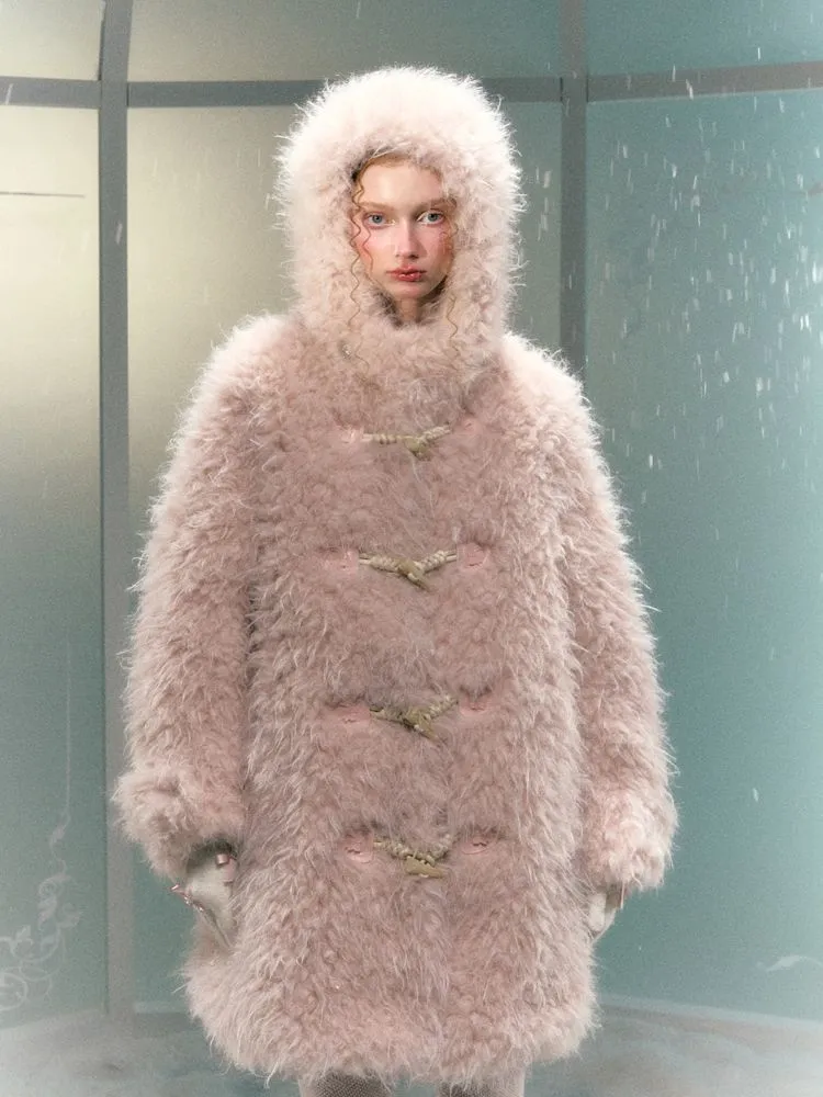 Loose Faux Fur Cotton Jacket Coat【s0000006032】