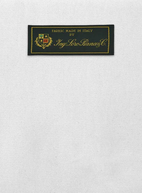 Loro Piana White Cotton Pants