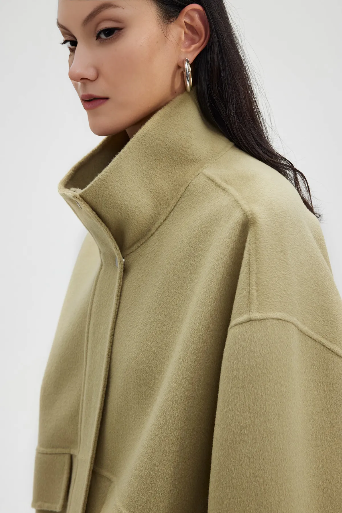 Luxe Silk Cashmere Jacket