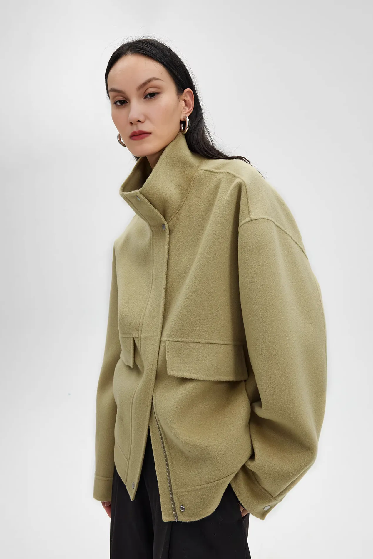 Luxe Silk Cashmere Jacket