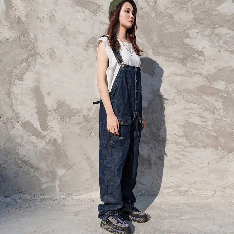 Man Fall Outfits Cargo Pants Casual Suspenders Pants Men's Business Shirt Pants Suspenders