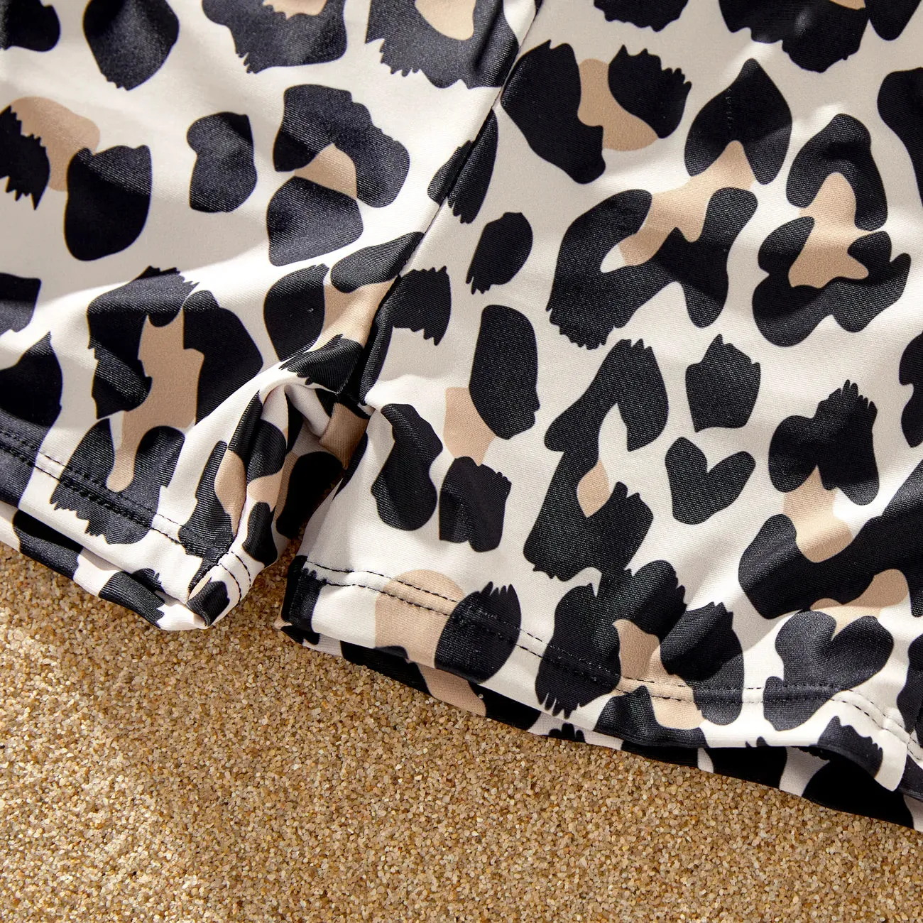 Matching Family Swimsuit Leopard Print Bikini Set Swimsuit