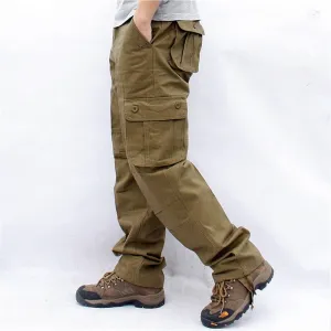 Men's Cargo Pants Casual Multi Pocket Military Tactical Work Pants