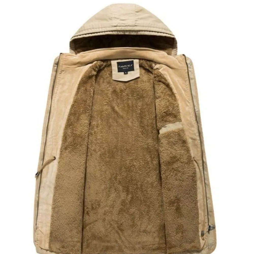 Mens Hooded Trench Coat