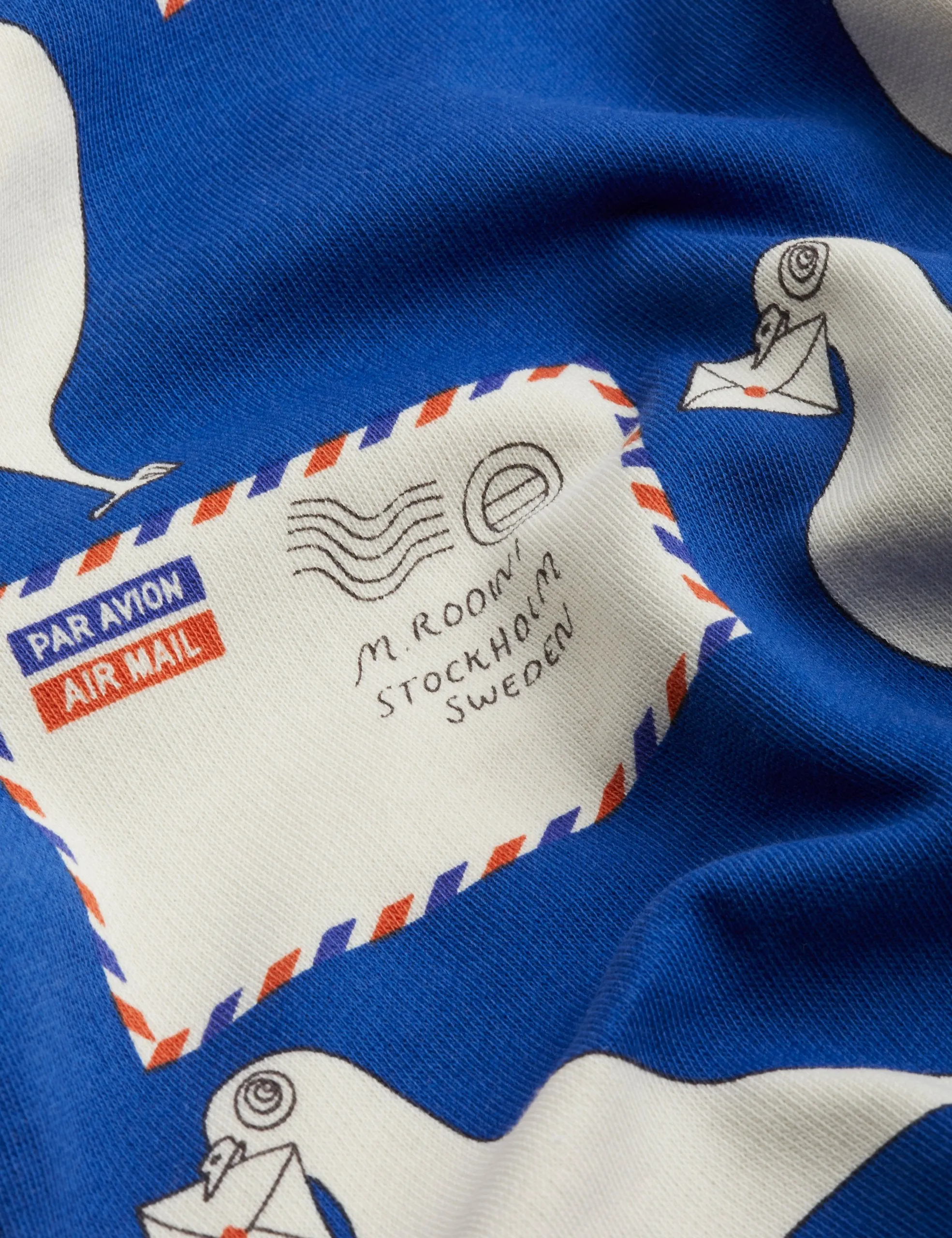 Mini Rodini Pigeons AOP Sweatshirt