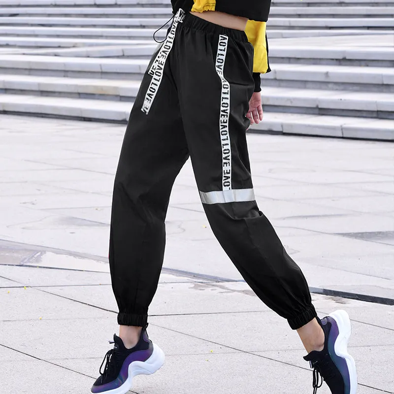 MIP SIDE TAPING TRACK PANTS WITH ELASTICATED CUFF