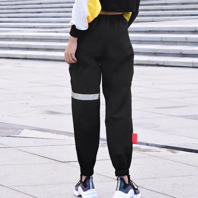 MIP SIDE TAPING TRACK PANTS WITH ELASTICATED CUFF