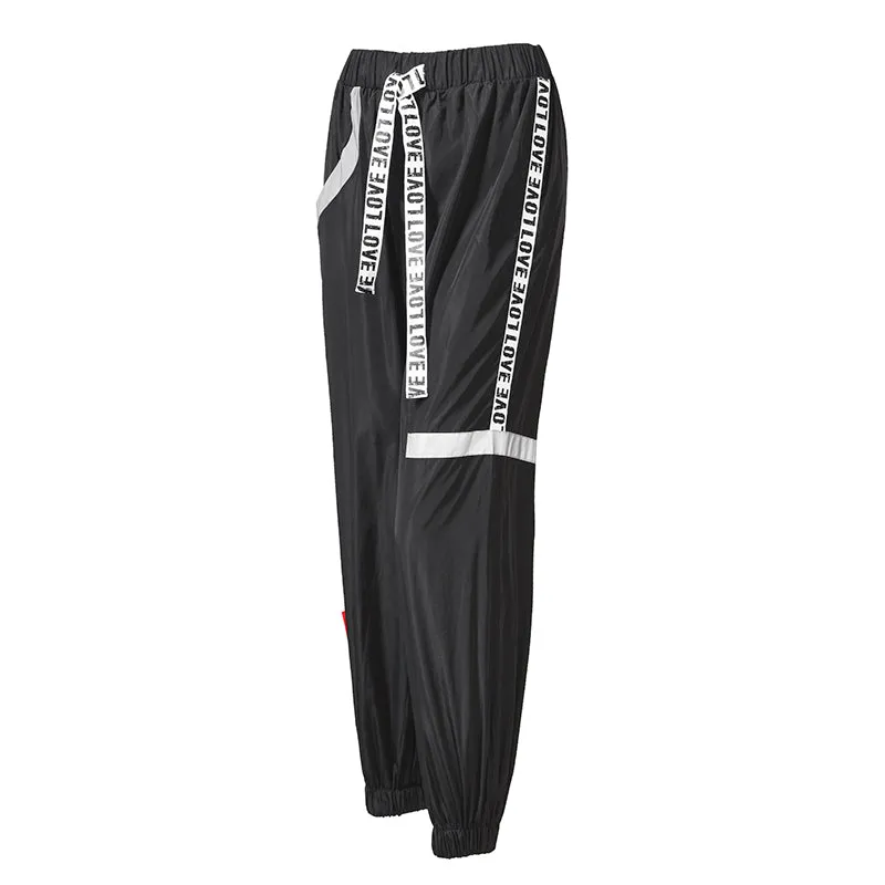 MIP SIDE TAPING TRACK PANTS WITH ELASTICATED CUFF