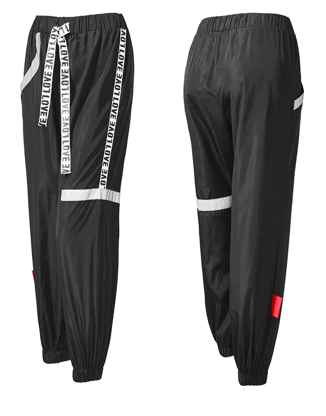 MIP SIDE TAPING TRACK PANTS WITH ELASTICATED CUFF