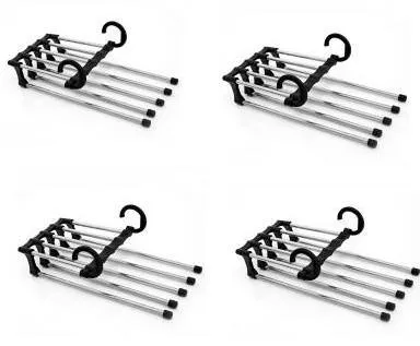 Multi-Layer Hanging Pants Storage Rack Five in One hundred Magical Magic Hanger