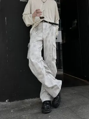 Multi Pocket Loose Wide Pants JMH0105