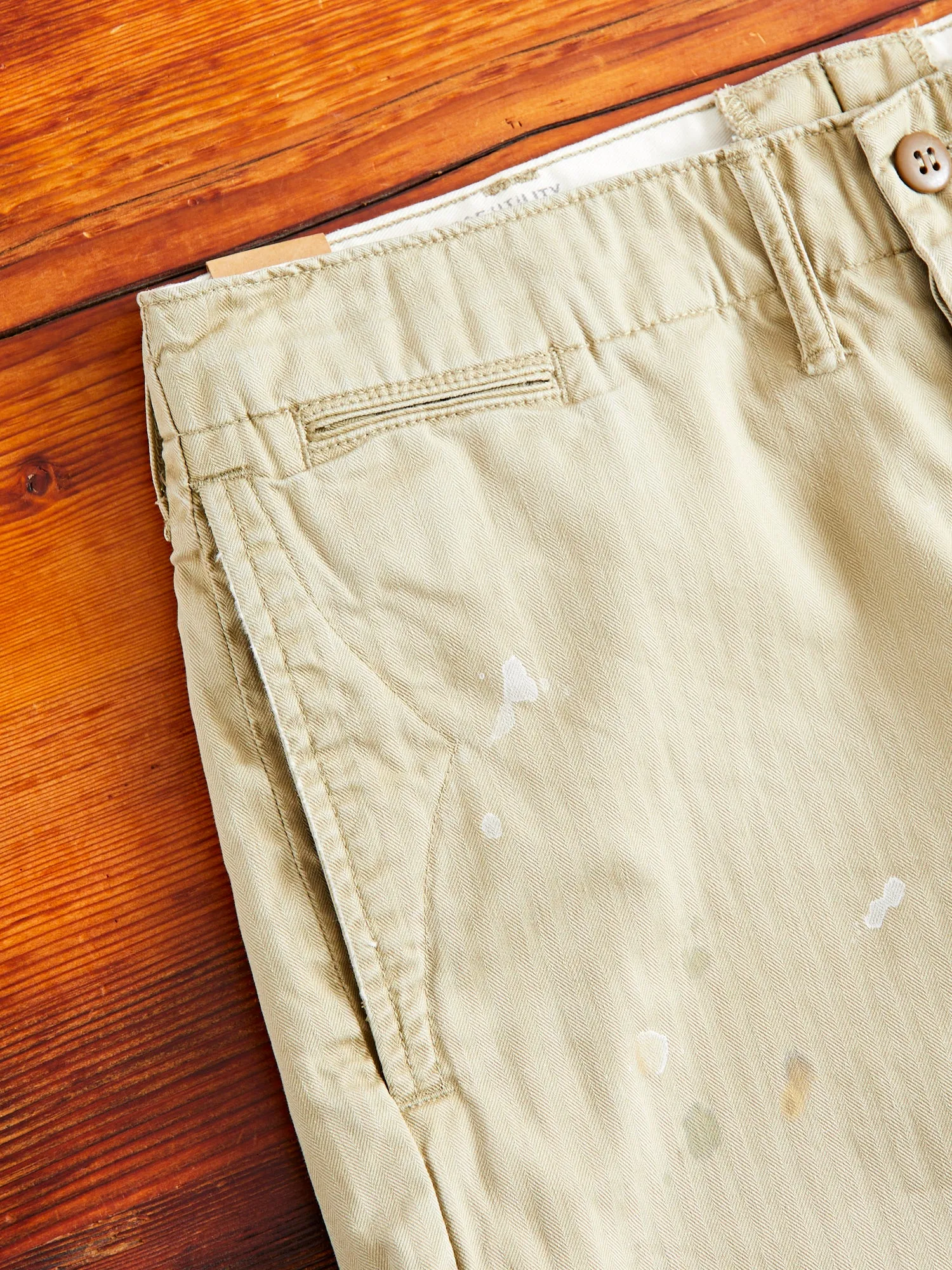 Officer Chino Pants in Vintage Khaki