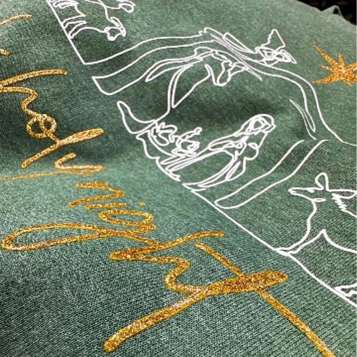 Oh Holy Night Nativity Sweatshirt