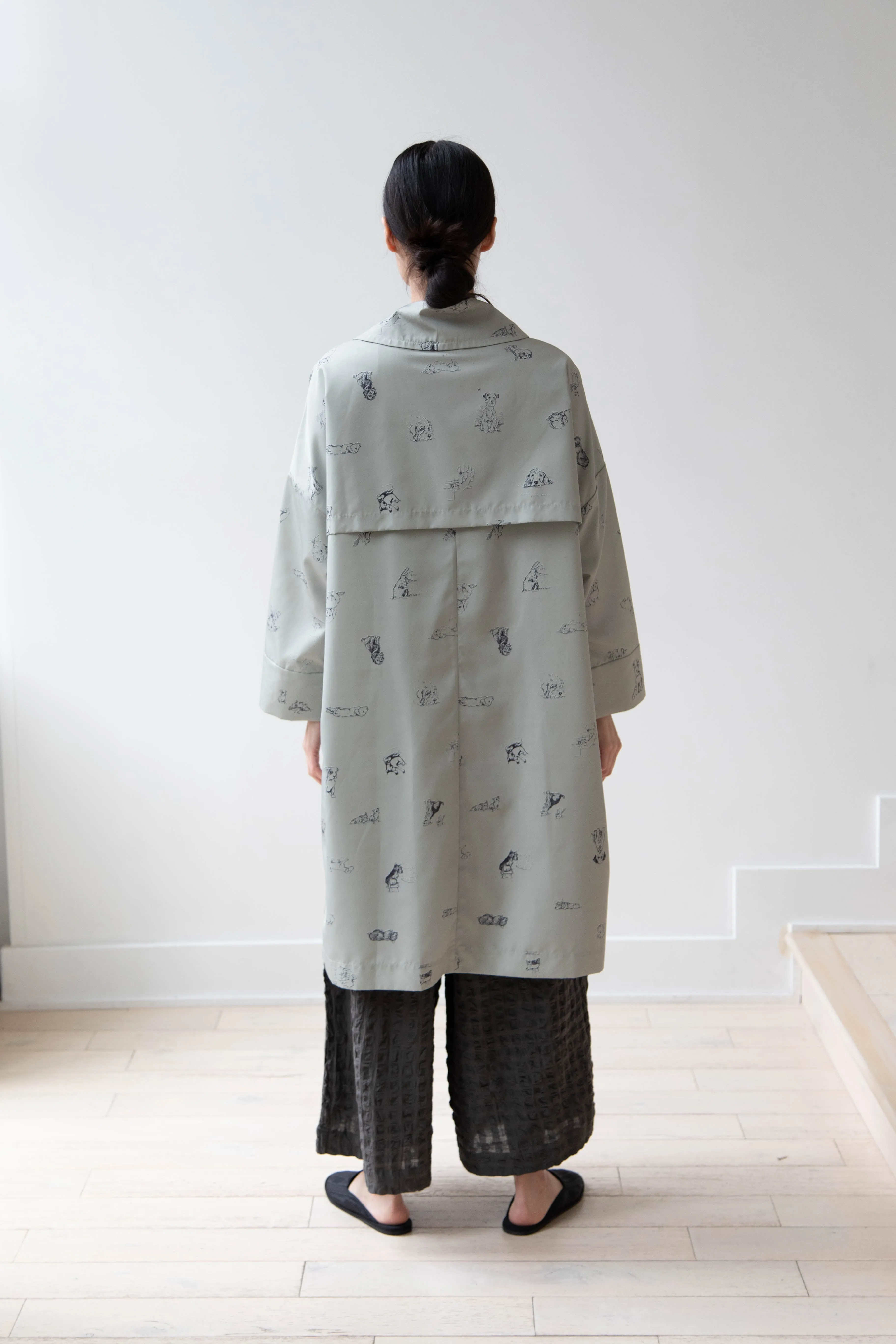 Old Man's Tailor | Sketchbook Umbrella Coat with Dogs