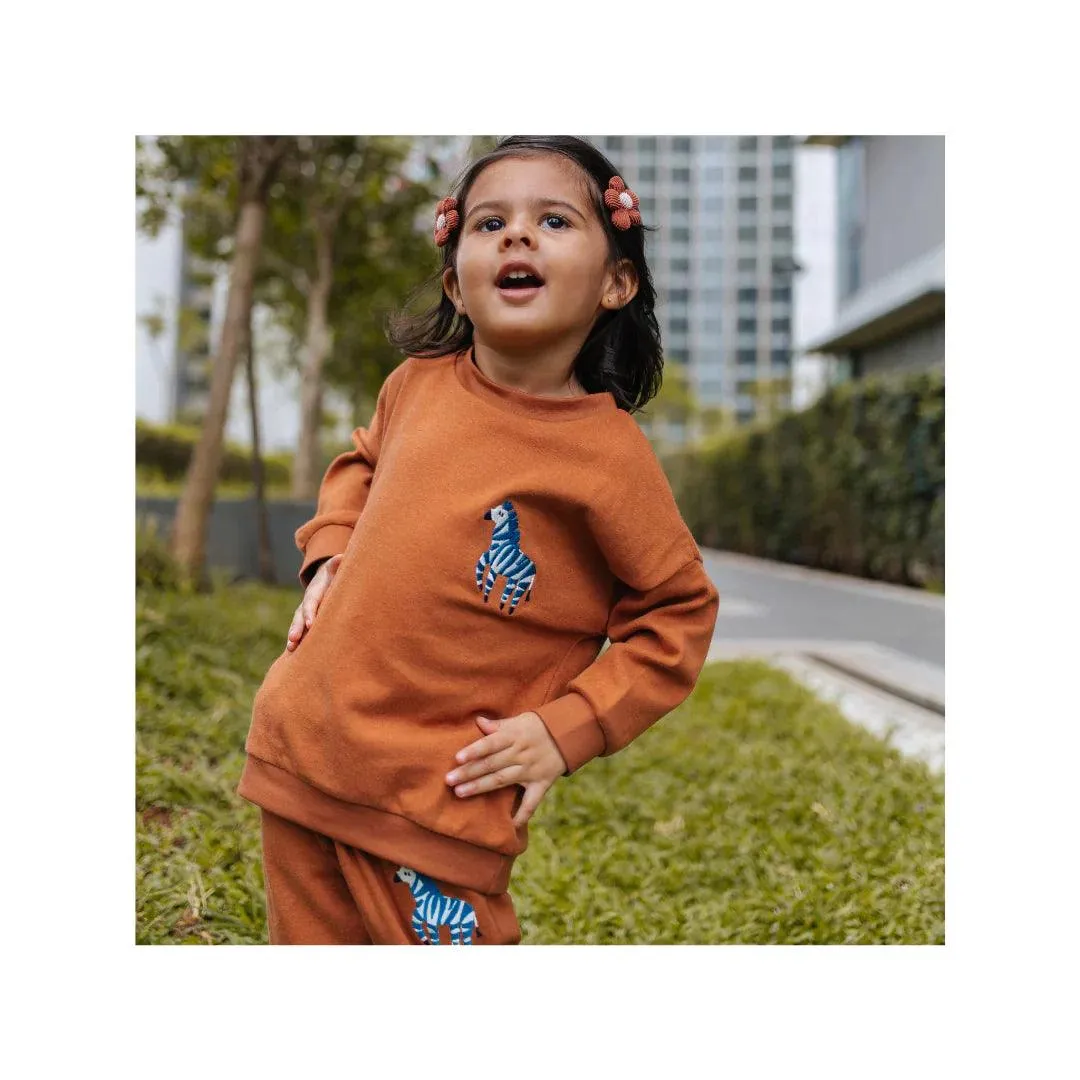 Ollie The Octopus | Organic Melange Tracksuit Set