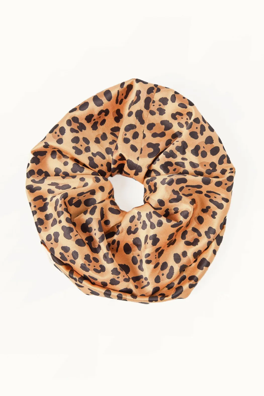 Oversized Leopard Scrunchie
