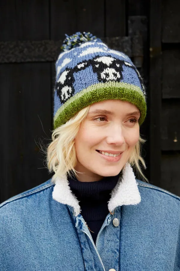 Pachamama Dairy Cow Bobble Beenie Hat