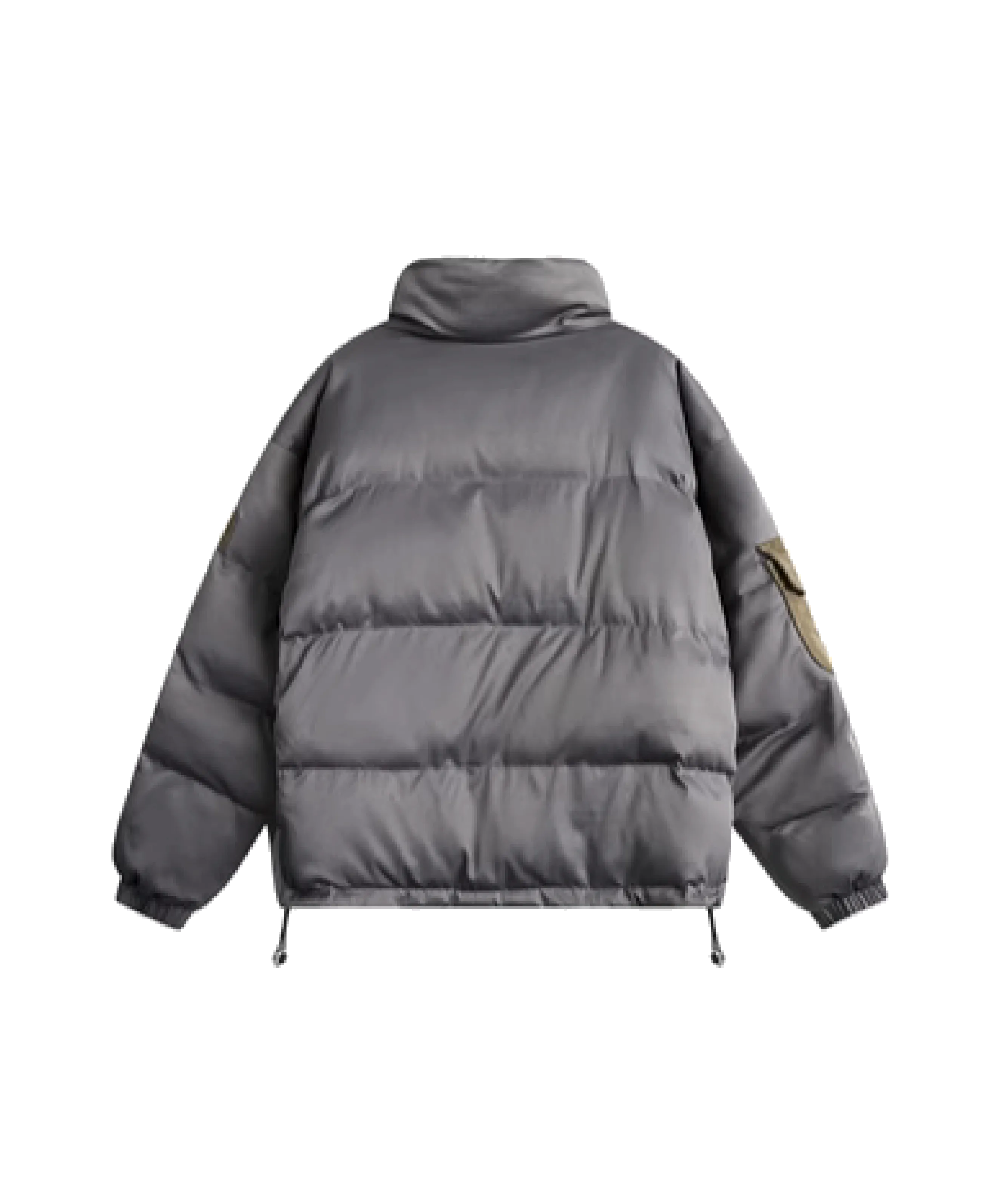 Patchwork Two Tone Down Coat