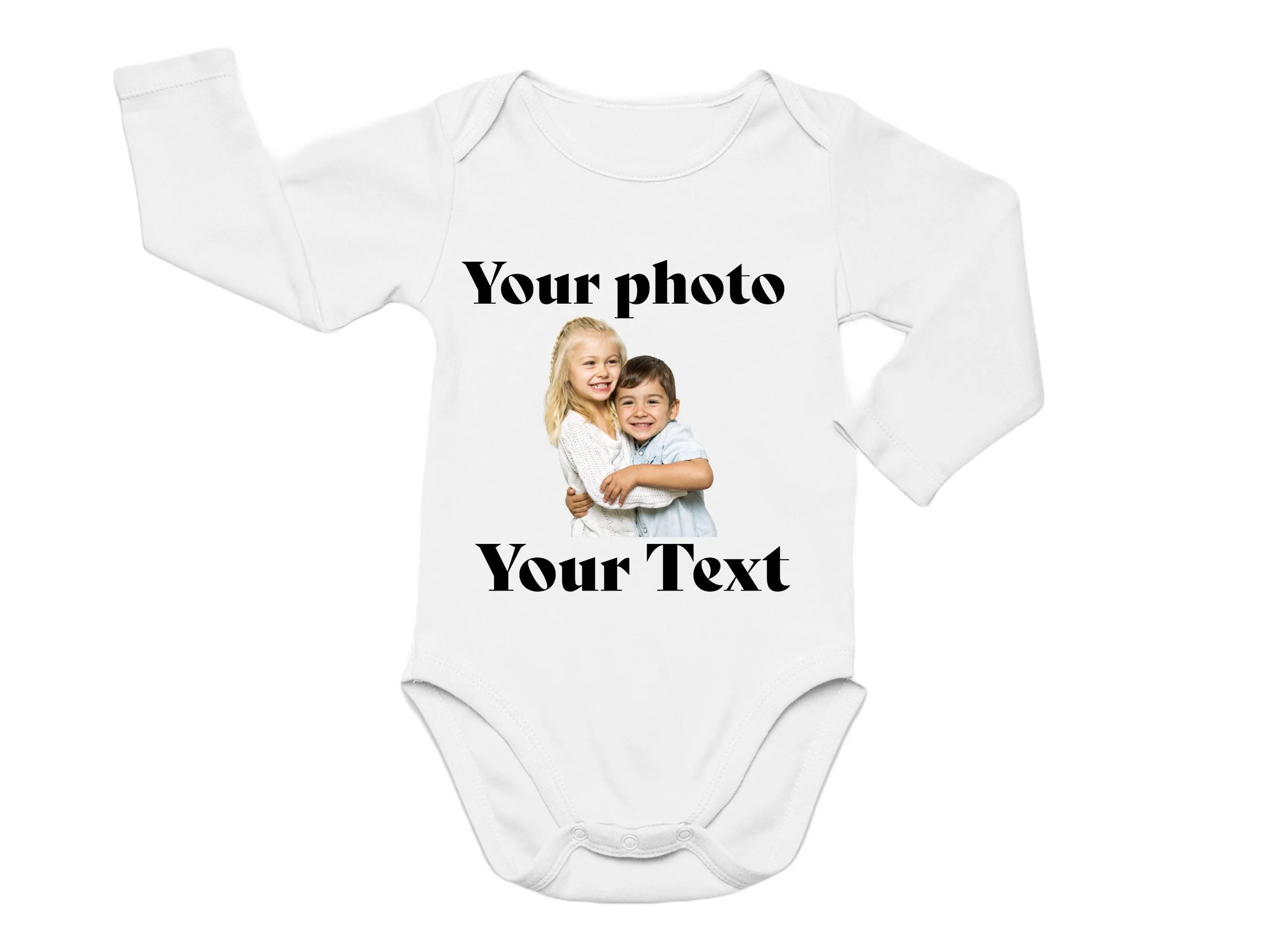 Personalized Kids Shirt Gift Custom Text or Your Photo Boy Tee