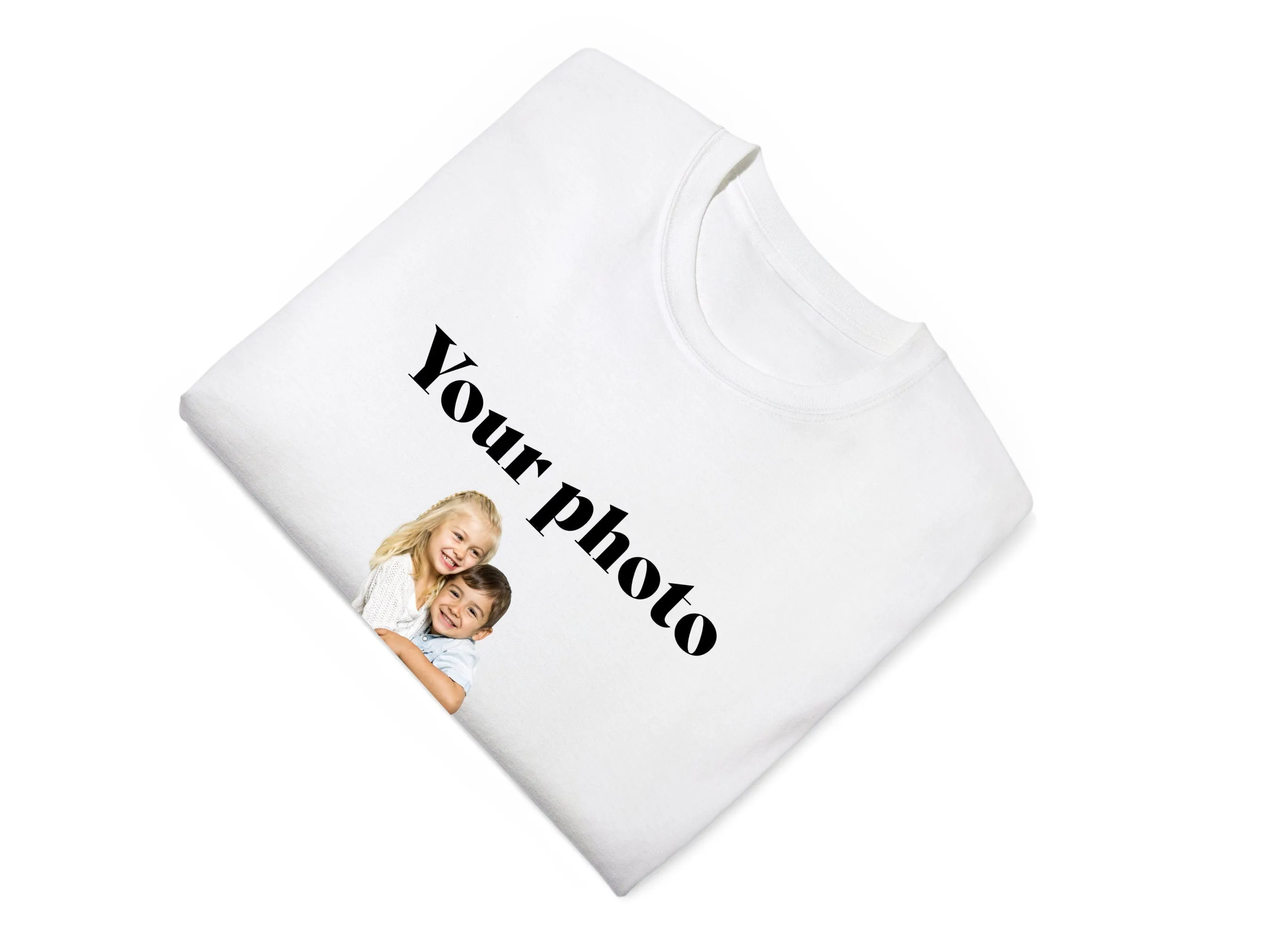 Personalized Kids Shirt Gift Custom Text or Your Photo Boy Tee