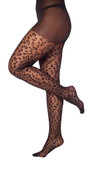 PM Sheer Leopard Tights