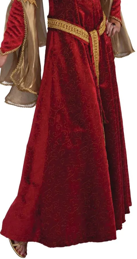 Renaissance Womens Deluxe Scarlet Maiden Costume