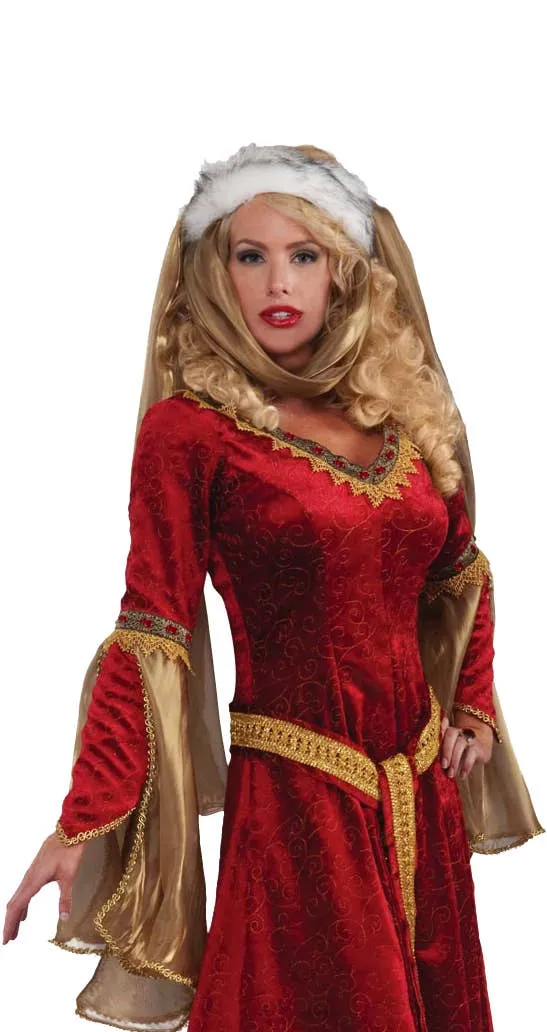 Renaissance Womens Deluxe Scarlet Maiden Costume