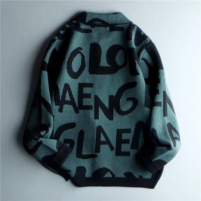 Retro Personalized Letter Casual Jacket