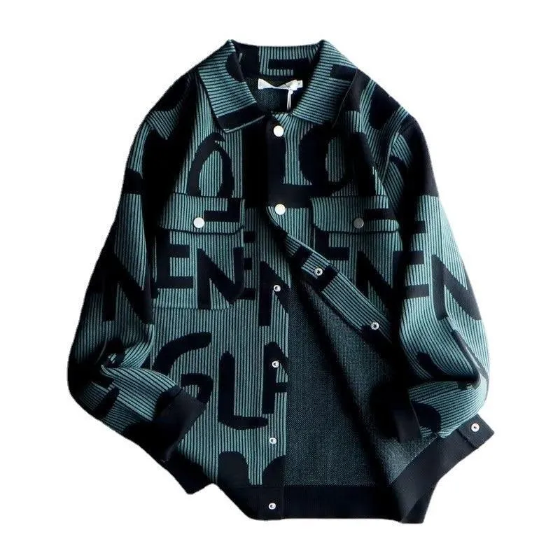 Retro Personalized Letter Casual Jacket