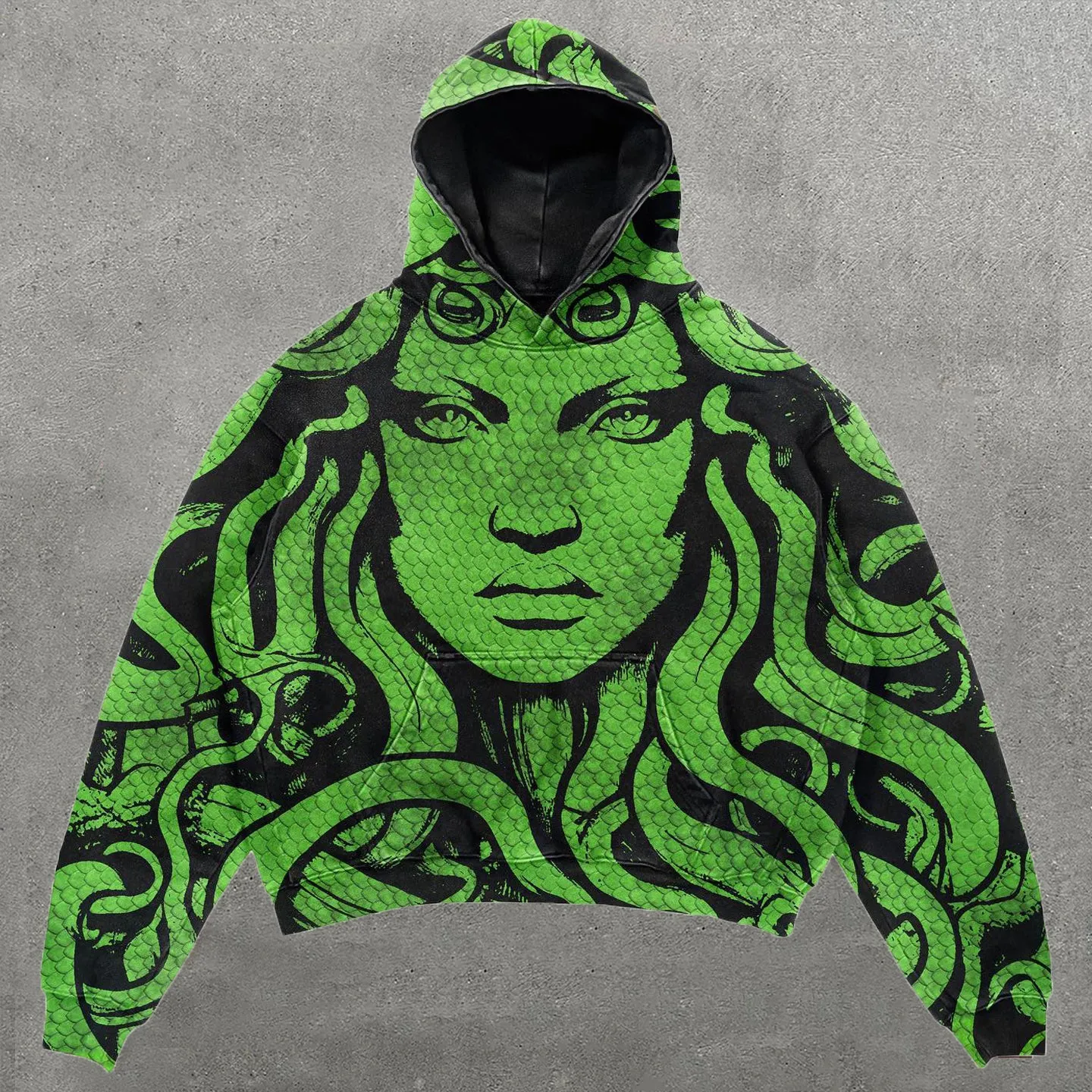 Retro Statement Medusa Hoodie
