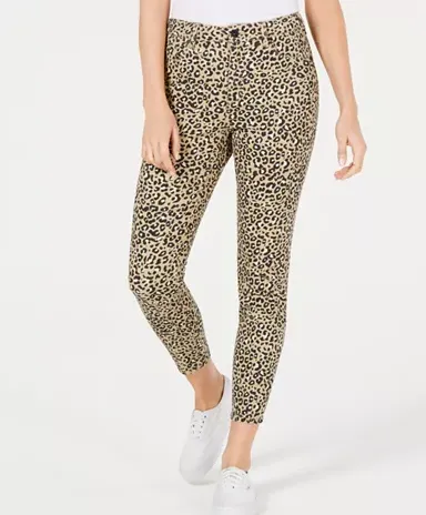 Rewash Juniors Leopard-Print Skinny Jeans