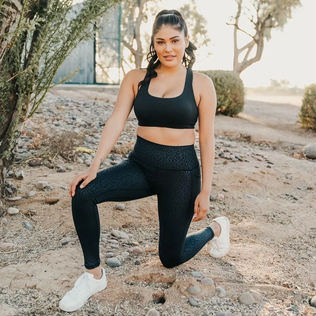 Shakti Lux Pants - Black Leopard