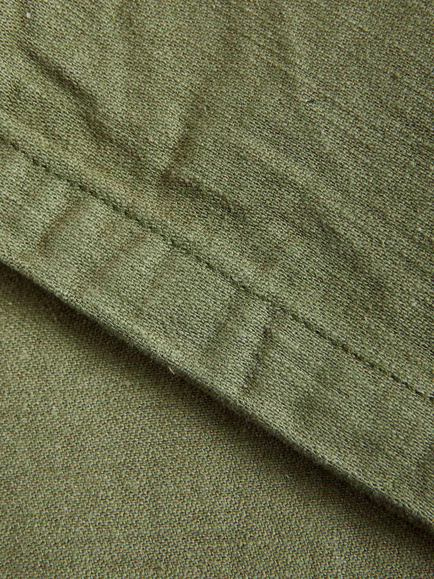 SJ52BP 15oz Slub Selvedge Chino in Olive