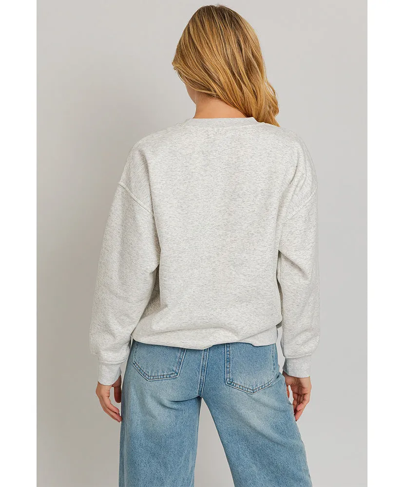 Ski Resort Fleece Sweatshirt