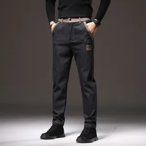 Slim Fit Cargo Denim Pants