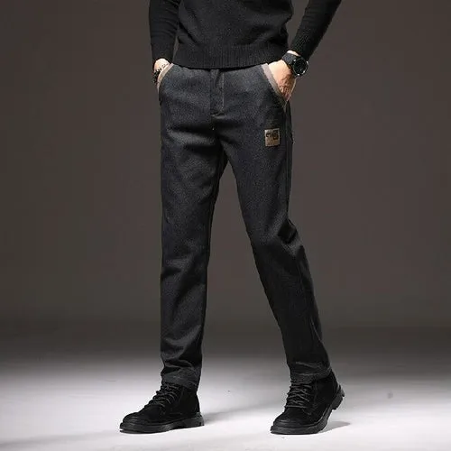 Slim Fit Cargo Denim Pants