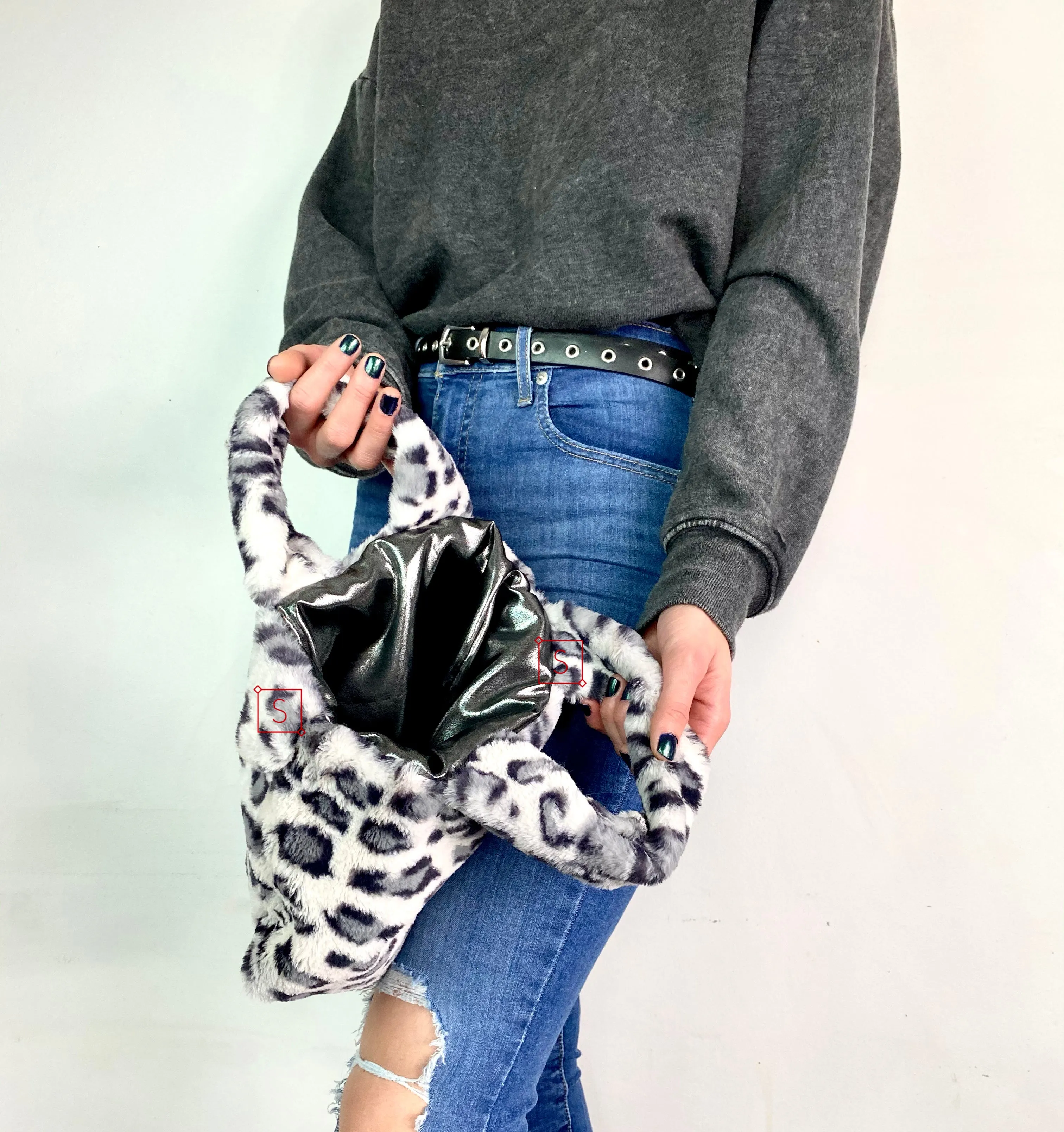 Snow Leopard Mini Purse