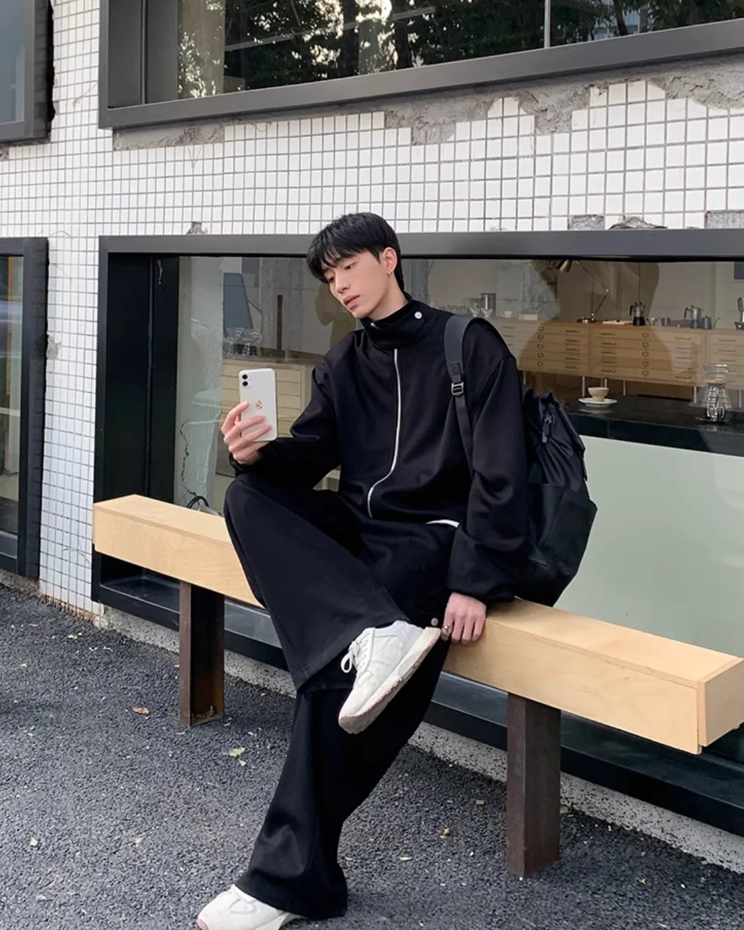 Stand Collar Jacket / Sweatpants OYC0042