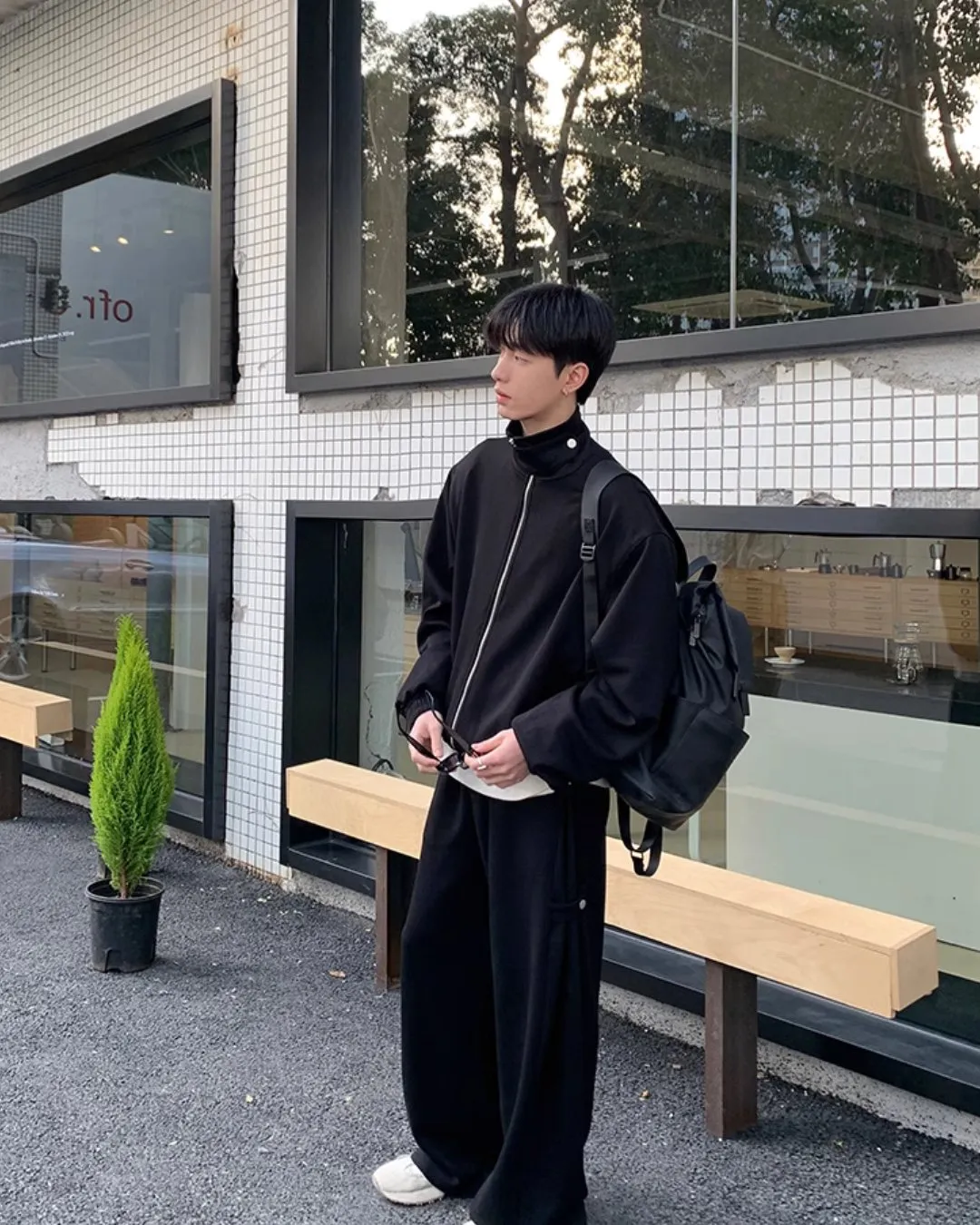 Stand Collar Jacket / Sweatpants OYC0042