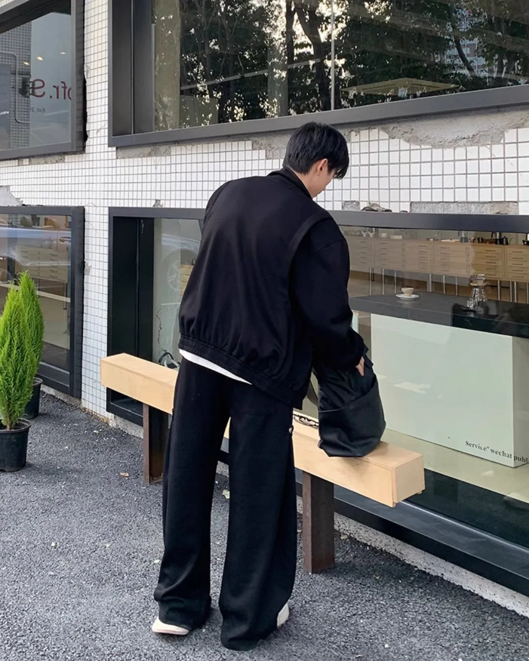 Stand Collar Jacket / Sweatpants OYC0042