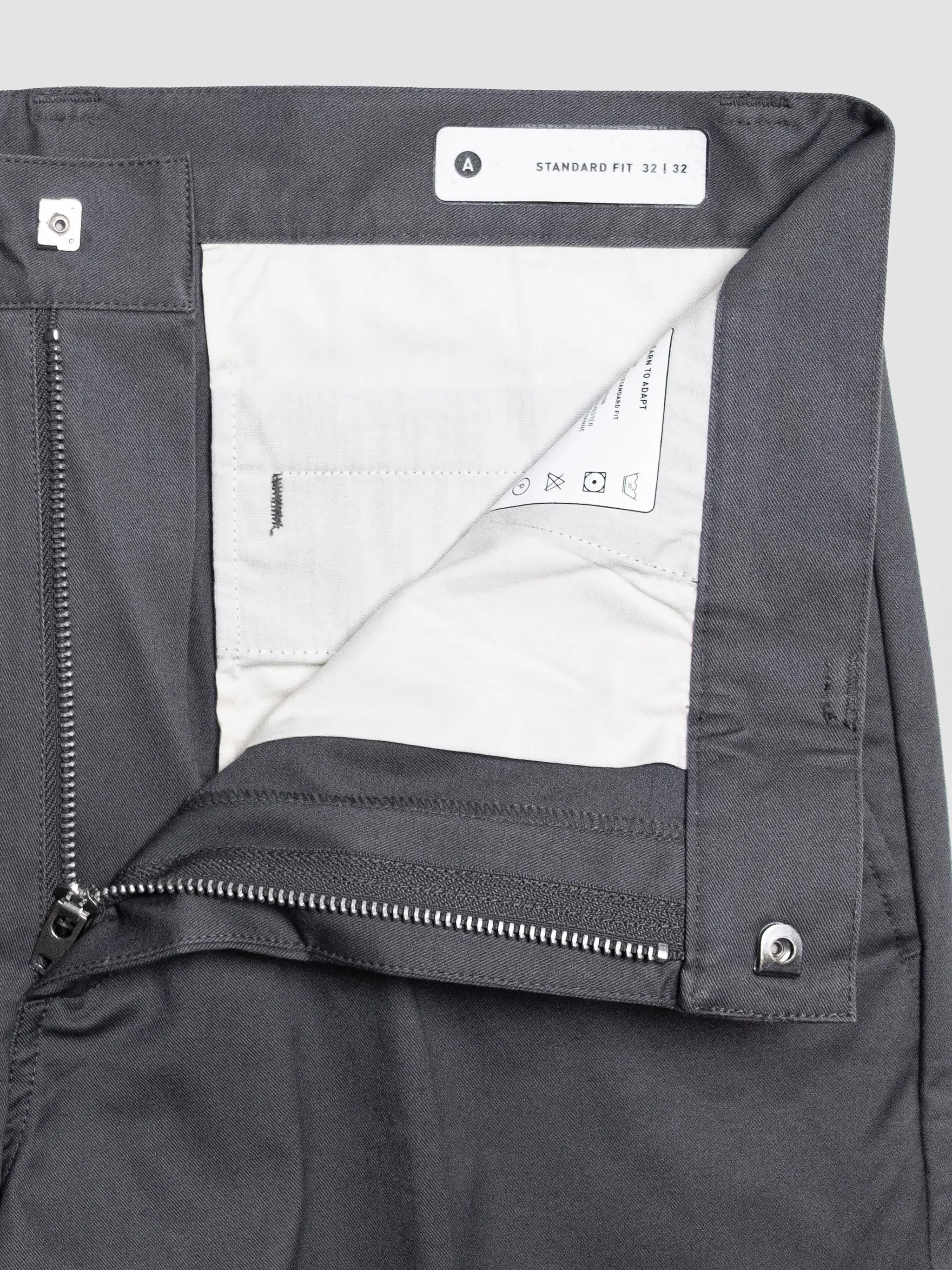 Standard Fit Chino Pant Charcoal Gray