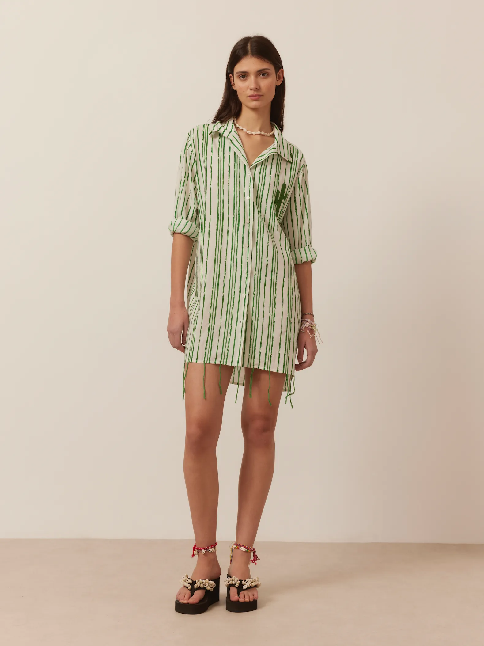 Stripe Shirt Tunic